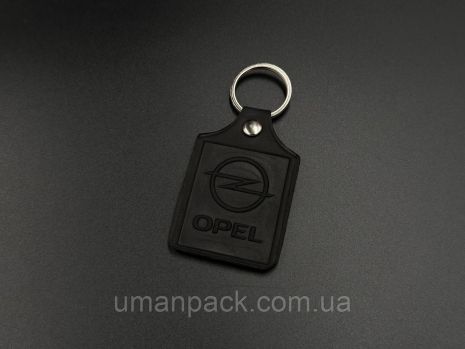 Schirika Keychain. Opel. 43х65 мм. Колір Чорні.