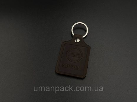 Schirika Keychain. Opel. 43х65 мм. Колір Браун.