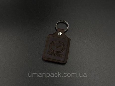 Schirika Keychain. Mazda. 43х65 мм. Колір Браун.