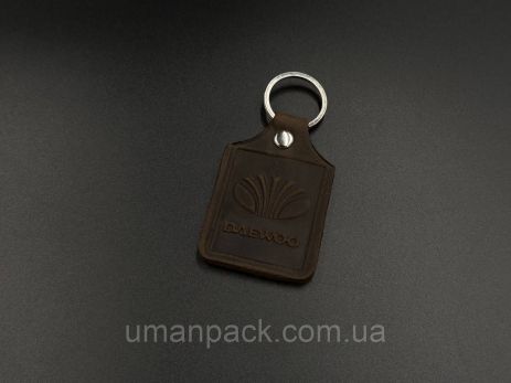 Schirika Keychain. Daewoo. 43х65 мм. Колір Браун.