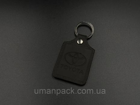 Schirika Keychain. Toyota. 43х65 мм. Колір Чорні.