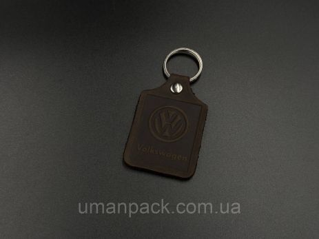 Schirika Keychain. Volkswagen. 43х65 мм. Колір Браун.