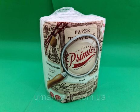 Рушник паперовий Primier maxi 1*150 відр. (1 пачка)