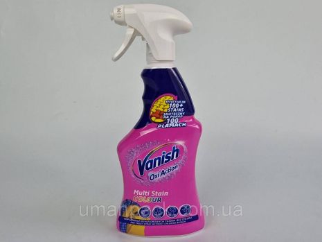 Пятновыводитель СПРЕЙ VANISH 500 мл Oxi Action розовый (1 шт)