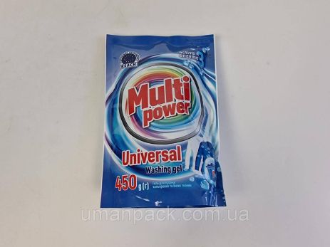 Промивальний гель (450 г) "Multi Power Universal" для білого та кольору (1 шт)