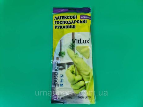 Постійний гумовий латекс "Vitlux" (розмір M) (1 упаковка)