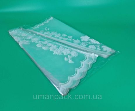 Упаковка конуса для квітів H60/14NIZ/56 BOT (100pcs) Білі квіти 170 (1) (100 шт.)