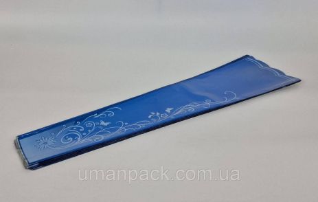 Конічна упаковка для квітів H80/ 9niz/ 21 Upstick Blue (100 PCS) Шаблон141 (4) (100 шт.)