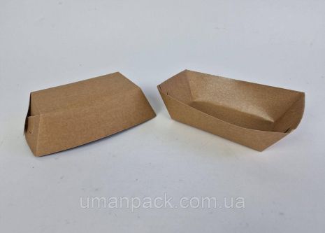 Тарелка собранная "KRAFT" 200*120*45 мм ламинированная (100 шт)