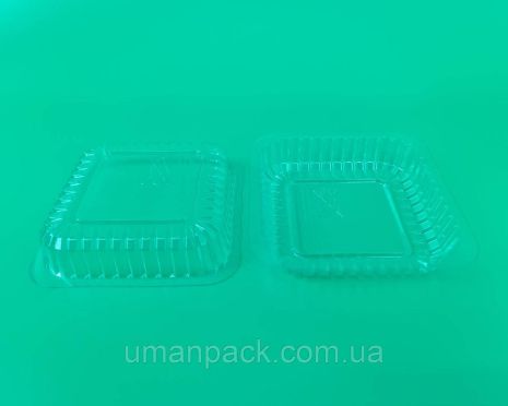 Крышка PET на алюминиевый контейнер SP84L 100 штук (1 пачка)
