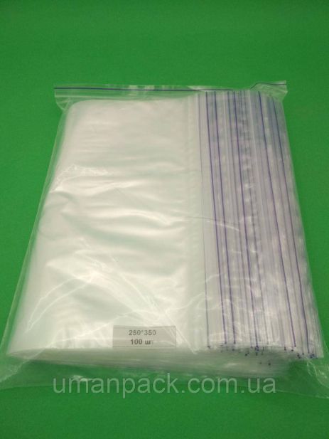 Пакет з Zip-lock 25x35 (100pcs) (1 упаковка)