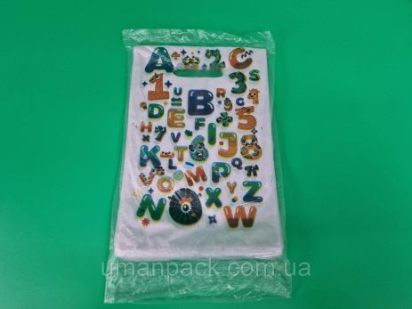 Пакети з вирізаною ручкою (20*30) "ABC" HVG (100 шт.)