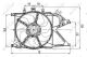 Вентилятор охлаждения радиатора OPEL TIGRA, OPEL COMBO, OPEL CORSA, NRF (47011)