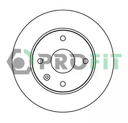 Диск тормозной CHEVROLET EPICA, DAEWOO NUBIRA, DAEWOO REZZO, PROFIT (50102003)