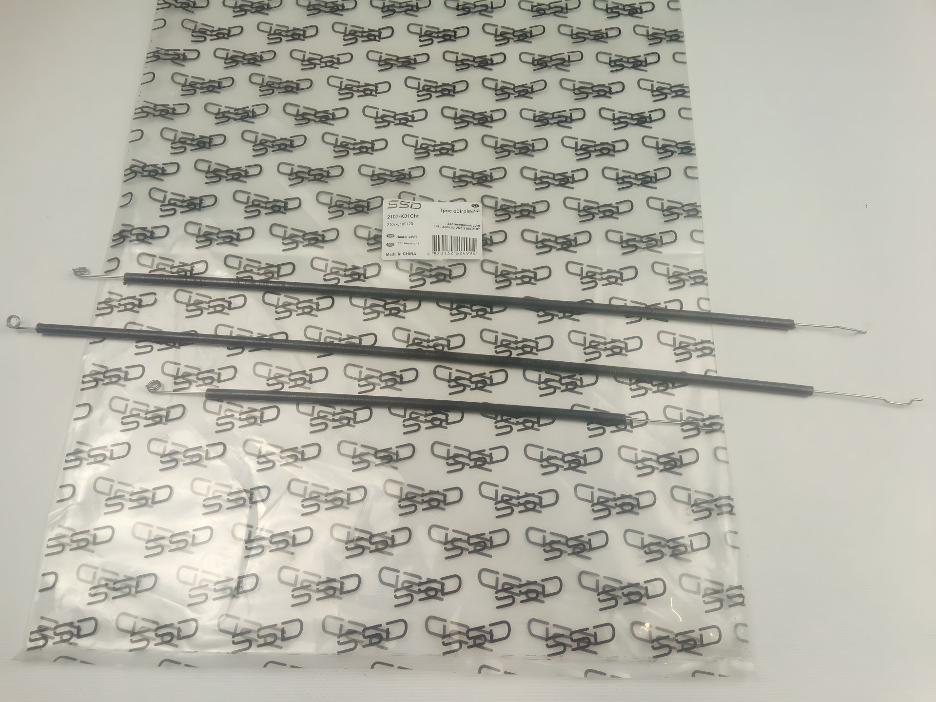 Трос ВАЗ 2107 печі та заслінок, ССД (2107-8109120) Трос ВАЗ 2107 печі та заслінок, ССД (2107-8109120)