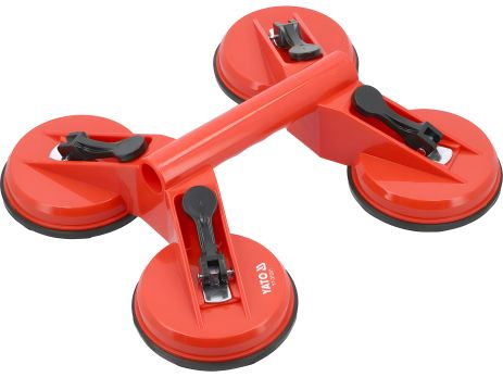 Вакуумная чашка Yato YT-37241: 4 чашки Ø 120 мм, M 120 кг [10]