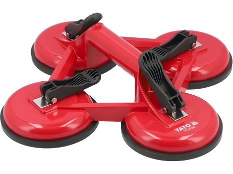 Вакуумна чашка всмоктування: 4 чашки Ø = 120 мм, м = 180 кг, алюміній [5] Yato YT-37242