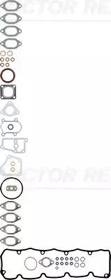 Комплект прокладок ГБЦ IVECO DAILY, FIAT DUCATO, OPEL MOVANO, VICTOR REINZ (023395107)