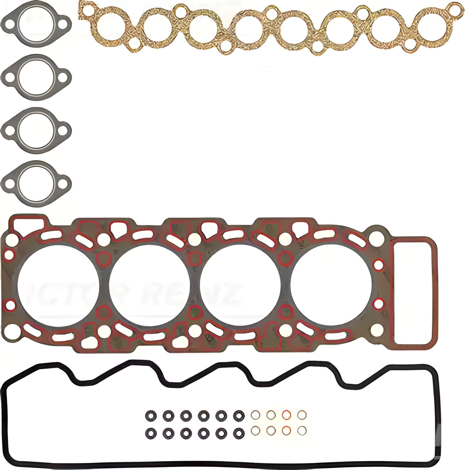 Прокладки ГБЦ комплект для VW LT, VICTOR REINZ (023607501) Прокладки ГБЦ комплект для VW LT, VICTOR REINZ (023607501)