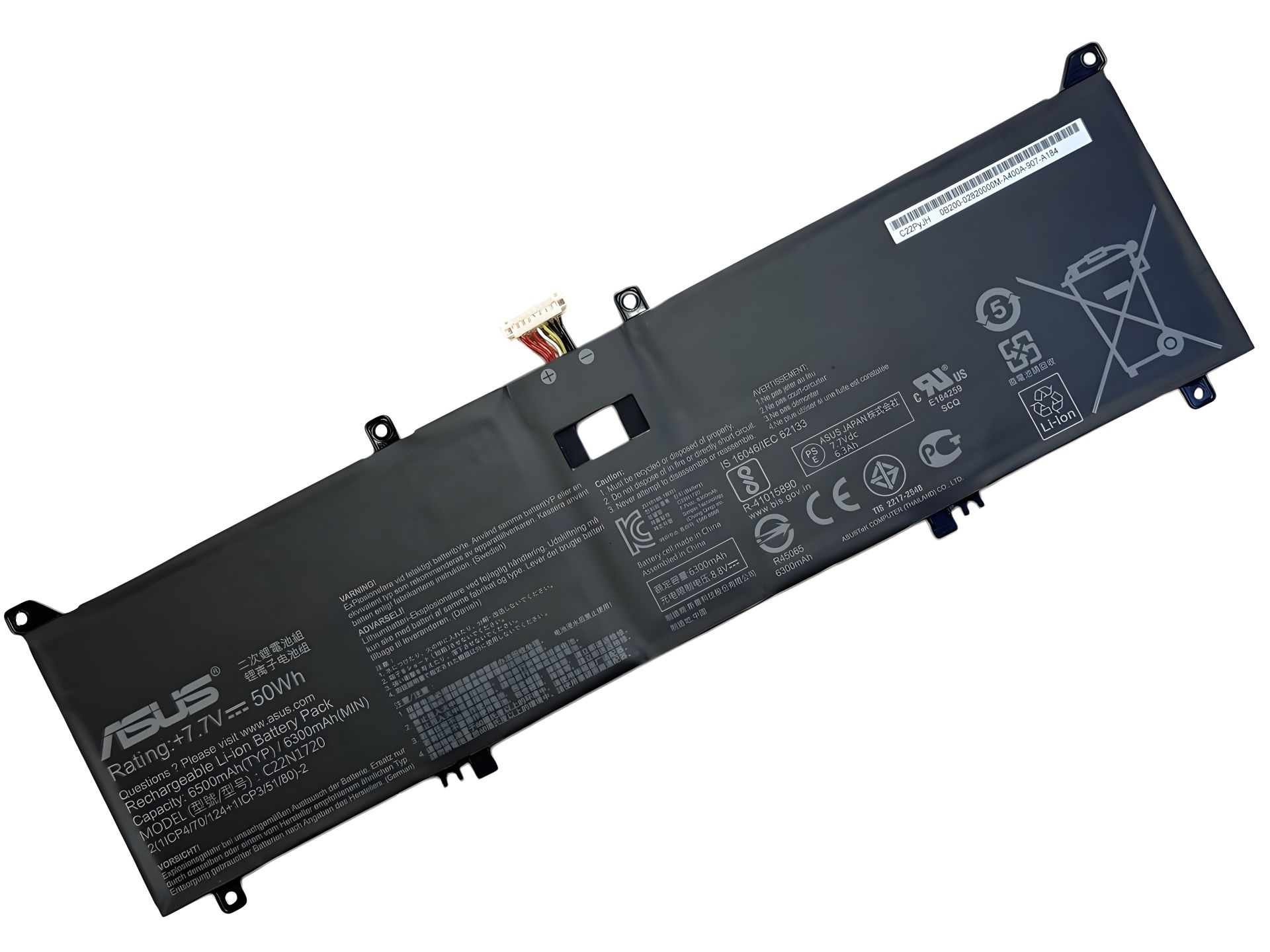 Ноутбук батарея для ASUS ZenBook S UX391 UX391U UX391UA UX391FA C22N1720 Ноутбук батарея для ASUS ZenBook S UX391 UX391U UX391UA UX391FA C22N1720