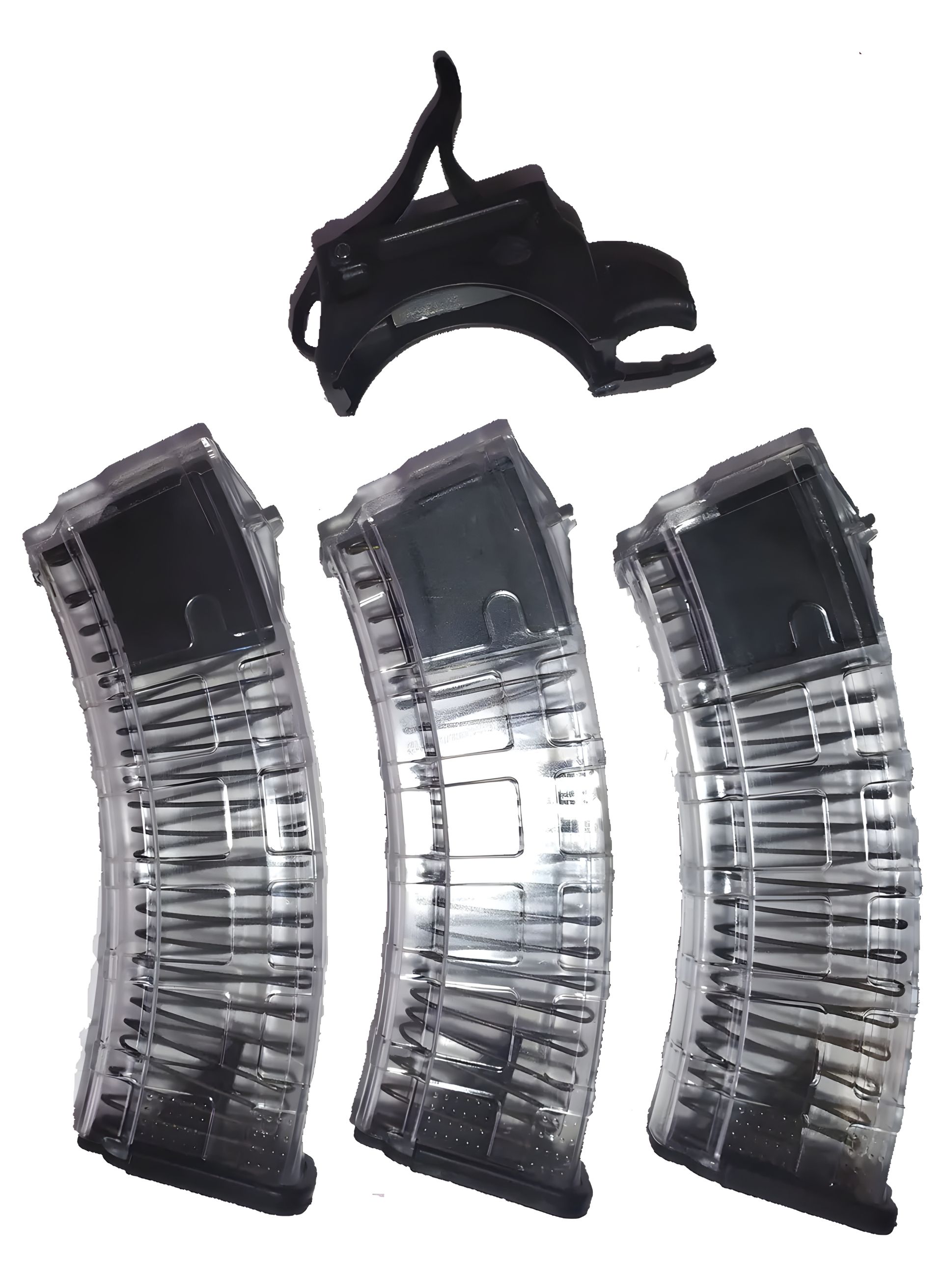 Прозорий магазин для АК74 3шт. та лоадер для швидкої зарядки Прозорий магазин для АК74 3шт. та лоадер для швидкої зарядки