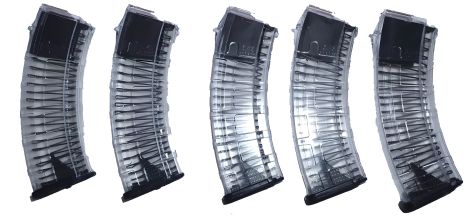 Прозорий магазин 5шт для АК-74
