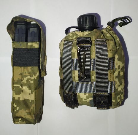 Комплект два магазини АК74, підсумок та фляга в термочохлі