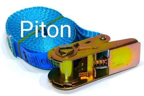 Ремінь стяжний кільцевий з тріскачкою 6м скріпи Ремінь стяжний кільцевий з тріскачкою 6м скріпи