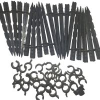 Комплект креплений 60 колышков и 60 клипс для парников и мини теплиц