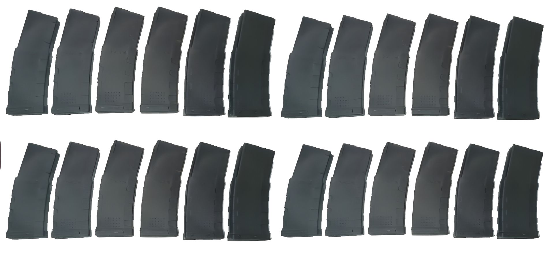 Магазин AR15 на 30 патронов из полиамида 5.56x45 мм, 24 шт. Магазин AR15 на 30 патронов из полиамида 5.56x45 мм, 24 шт.