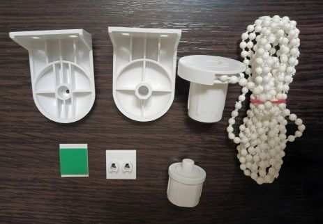 Комплект держателей для рулонных штор 25мм