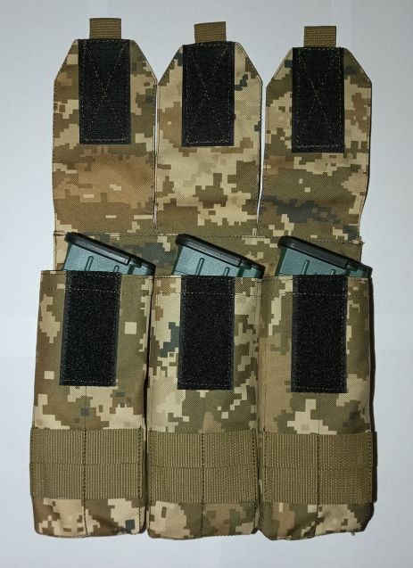 Комплект три магазини для АК74 комуфляж, підсумок