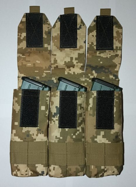 Комплект три магазини для АК74 комуфляж, підсумок