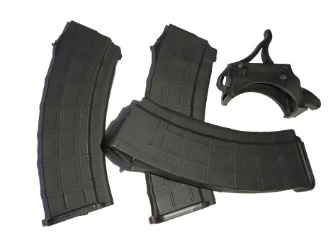 Набір з трьох магазинів для АК74 і лоадер для швидкої зарядки