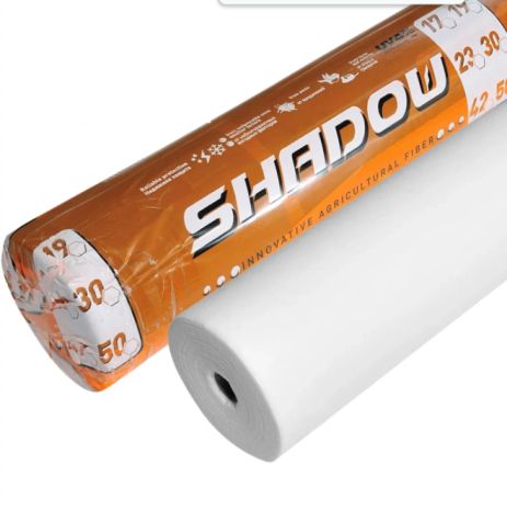 Агроволокно 50 г/м2 2.1 х100 м. "Shadow" (Чехия) 4% белий спанбонд для парника