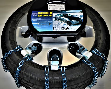 Ланцюги-браслети 4 шт. зі шпильками протиковзання на колеса Пітон Vitol