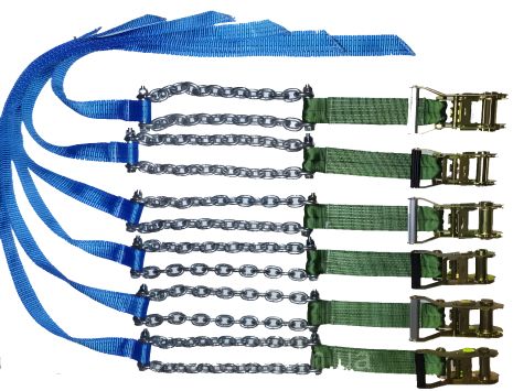 Шесть браслетов противоскольжения для грузовика Шесть браслетов противоскольжения для грузовика