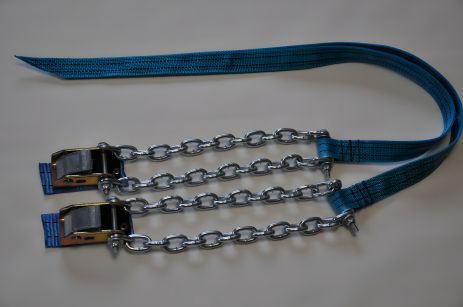 Антиковзні ланцюги Python, 2 шт браслетів на колеса ( замок-затискач)