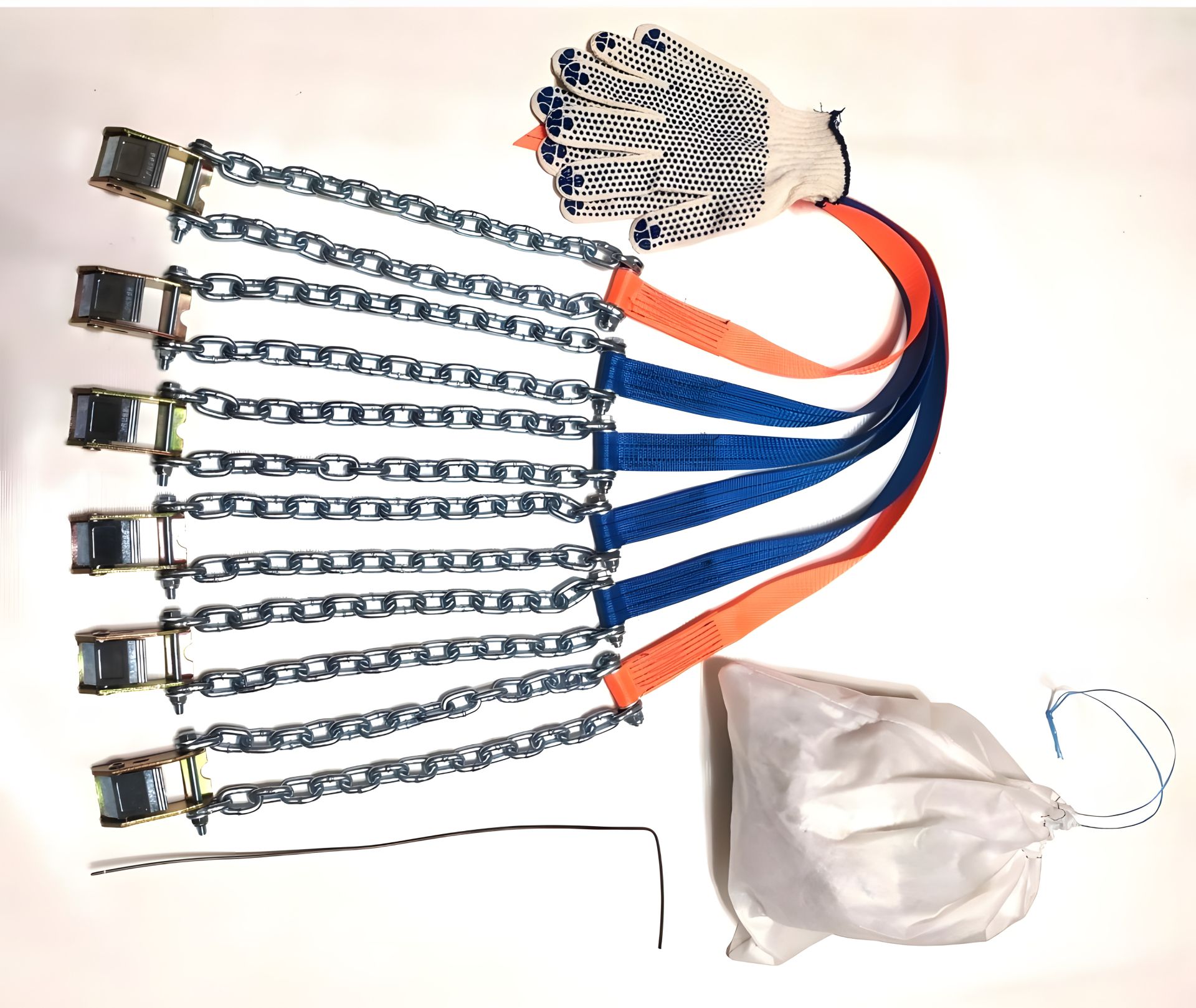 Цепі браслети протиковзання, 6 шт. Цепі браслети протиковзання, 6 шт.