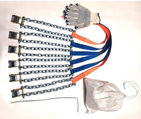 Цепи браслеты противоскольжения 6шт