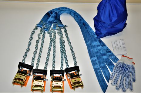 Колісні браслети протиковзання "Пітон" на джип, позашляховик комп. з 4-х браслетів