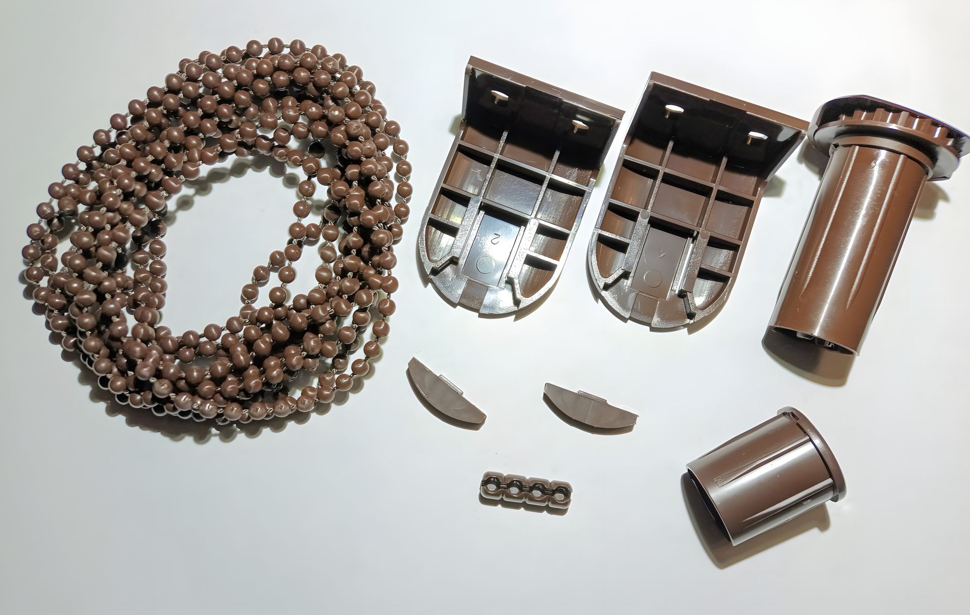 Ланцюжковий механізм для ролетів коричневий d25 мм Ланцюжковий механізм для ролетів коричневий d25 мм