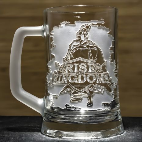 Пивная кружка с гравировкой Rise of Kingdoms