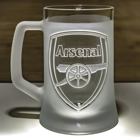 Пивний бокал з логотипом футбольного клубу Арсенал Arsenal FC
