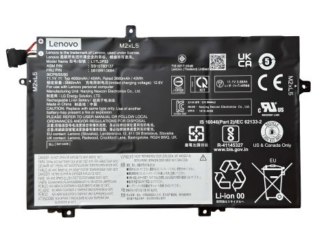 Батарея для ноутбука Lenovo ThinkPad моделі L480 L490 L580 L590 E485 E490 E585 E590 L14 Gen 2 L15 Gen 2 L17L3P52 Батарея для ноутбука Lenovo ThinkPad моделі L480 L490 L580 L590 E485 E490 E585 E590 L14 Gen 2 L15 Gen 2 L17L3P52