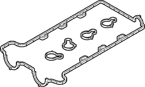 Комплект прокладок кришки ГБЦ SUBARU TRAVIQ, SATURN LW, OLDSMOBILE ALERO, ELRING (007041)