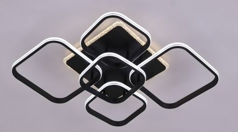 Люстра світлодіодна V K38549-2+2+1 BK Люстра світлодіодна V K38549-2+2+1 BK