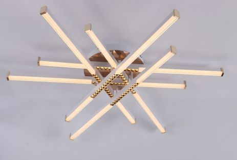 Люстра V світлодіодна K38603-6 WH+FGD