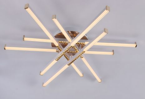 LED люстра V K38603-6 WH+FGD