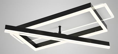 Светодиодная люстра V K38629-3 BK+WT